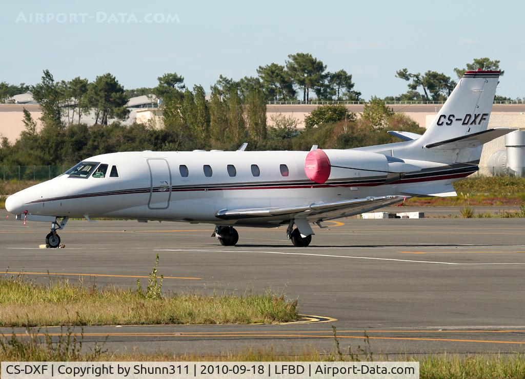 CS-DXF, 2005 Cessna 560XL Citation XLS C/N 560-5586, Parked at the General Aviation area...