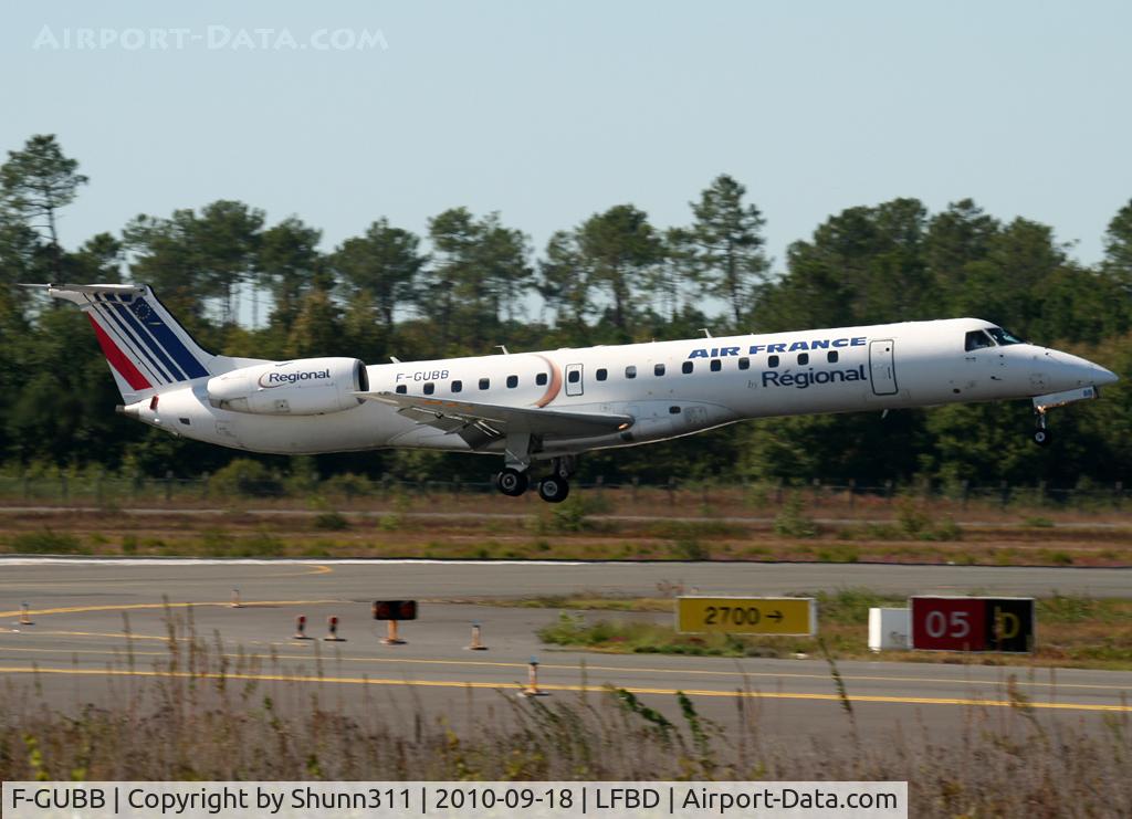 F-GUBB, 2001 Embraer EMB-145MP (ERJ-145MP) C/N 145419, Landing rwy 05