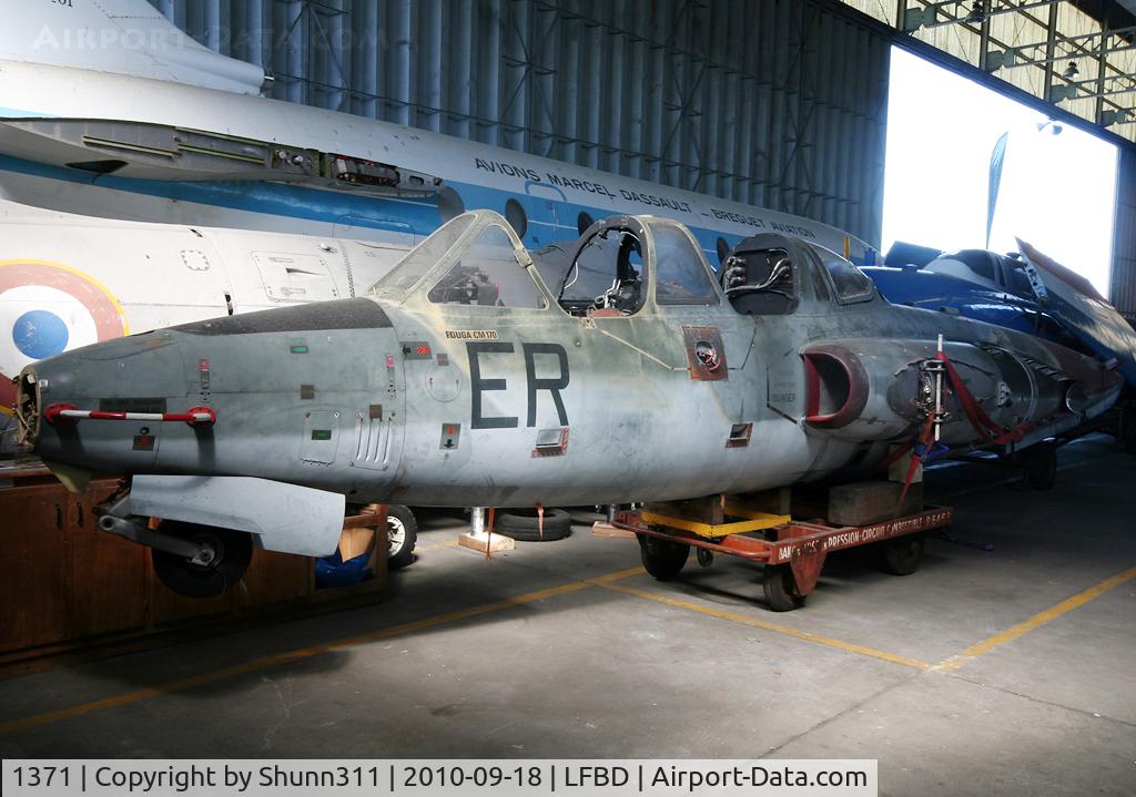 1371, Fouga CM-170 Magister C/N Not found 1371, Cameroon Air Force ntu preserved Fouga Magister at the CAEA Museum...
