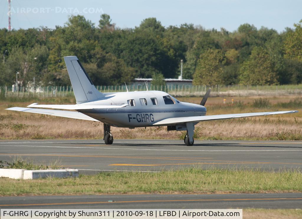 F-GHRG, 1986 Piper PA-46-310P Malibu C/N 46-8608067, Parked at the General Aviation area...