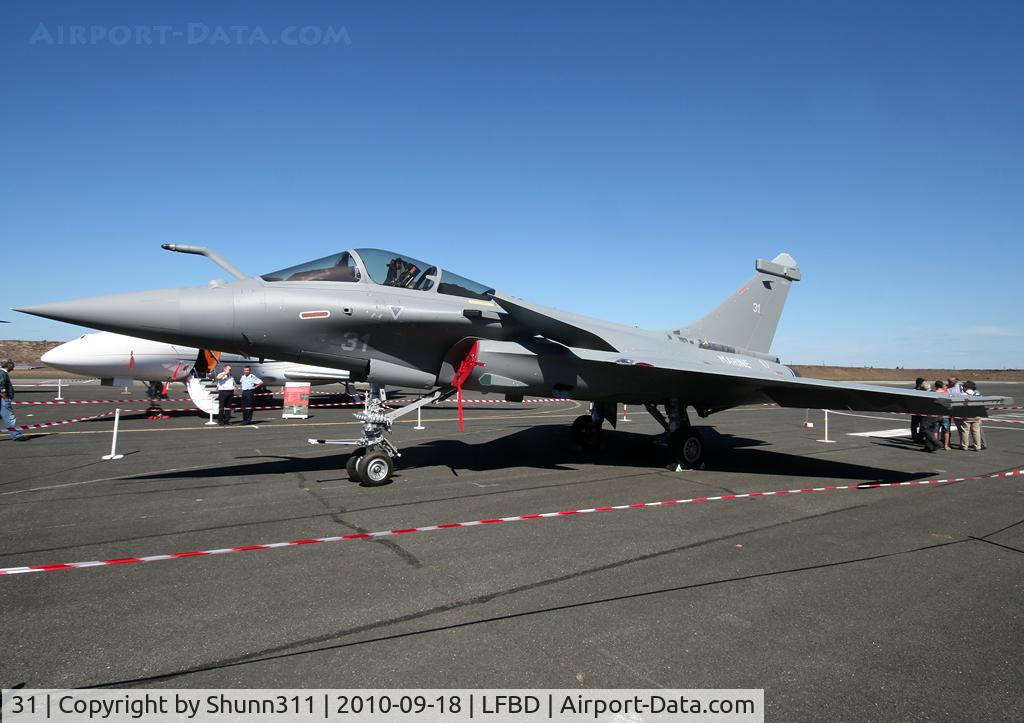 31, Dassault Rafale M C/N 31, S/n 31 - Displayed by Dassault Aviation during Day of Patrimony 2010 on BA106...