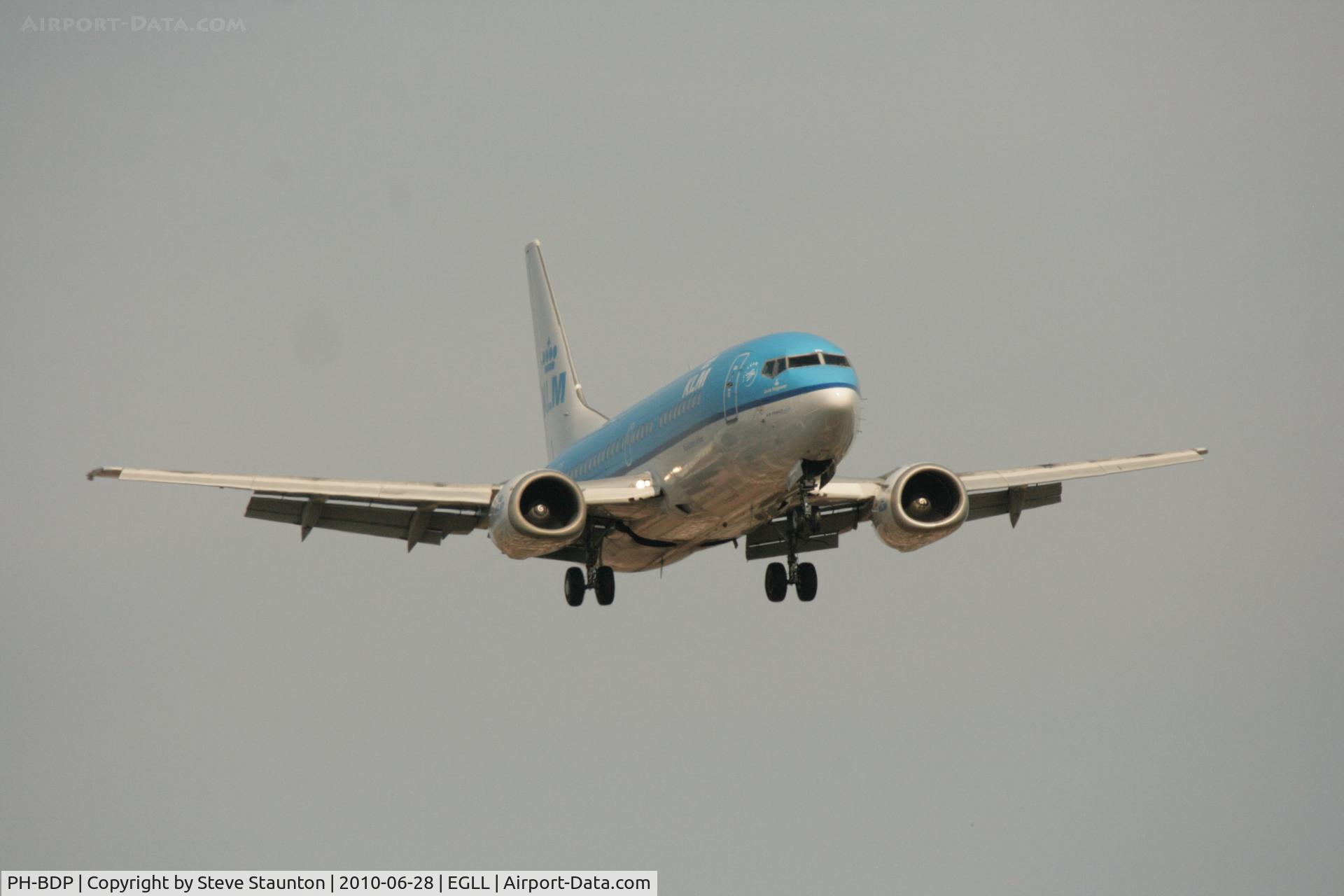 PH-BDP, 1989 Boeing 737-306 C/N 24404, Taken at Heathrow Airport, June 2010