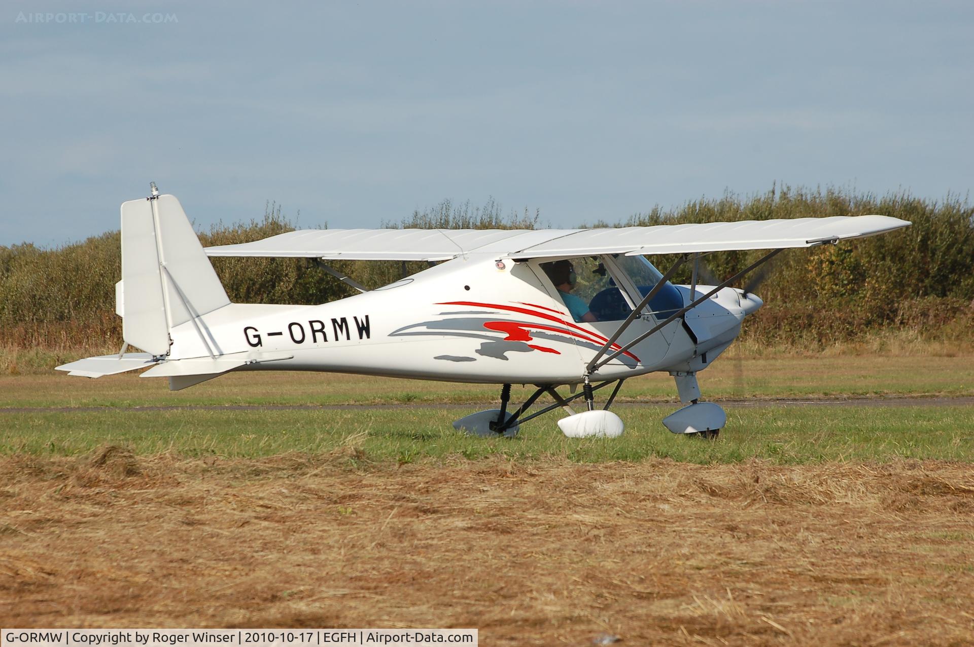 G-ORMW, 2005 Comco Ikarus C42 FB100 C/N 0501-6653, Gower Flight Centre's Ikarus taxying.