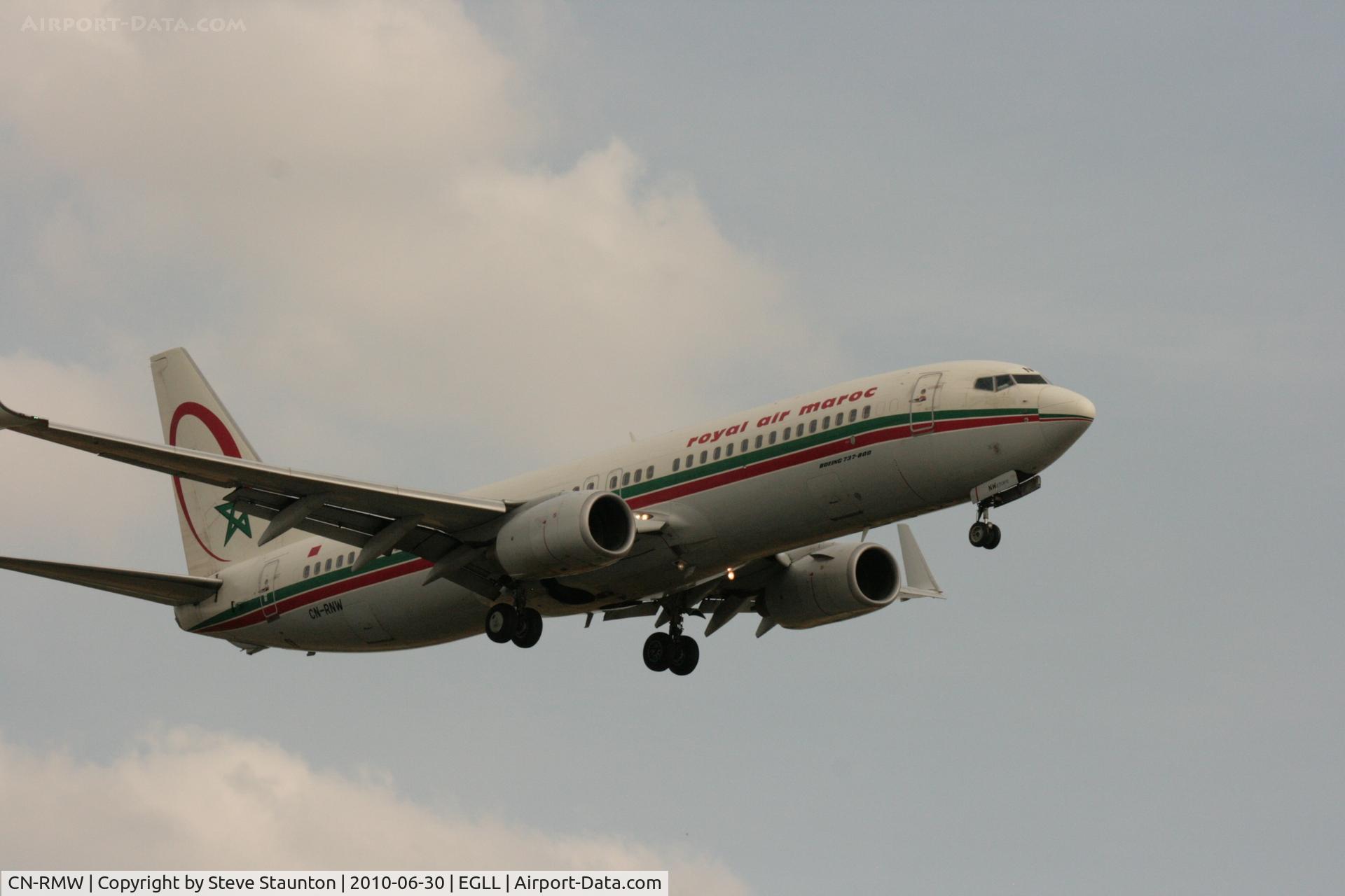 CN-RMW, 1991 Boeing 737-5B7 C/N 25364, Taken at Heathrow Airport, June 2010