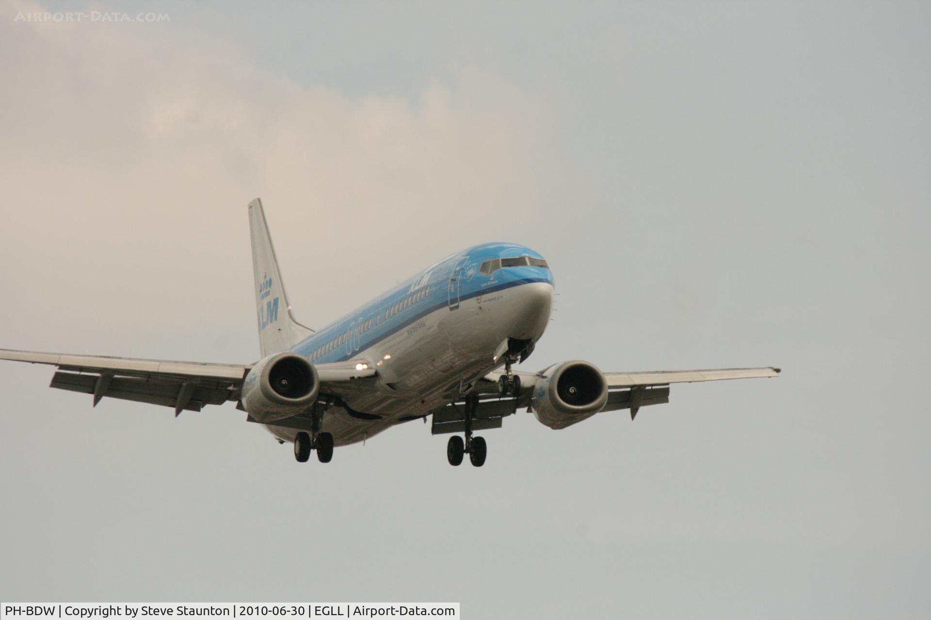 PH-BDW, 1990 Boeing 737-406 C/N 24858, Taken at Heathrow Airport, June 2010