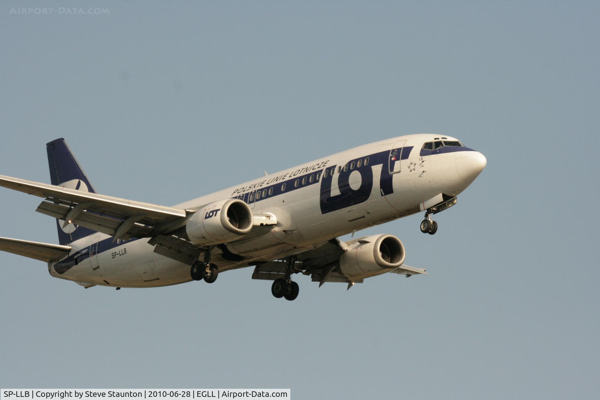 SP-LLB, 1993 Boeing 737-45D C/N 27156/2492, Taken at Heathrow Airport, June 2010