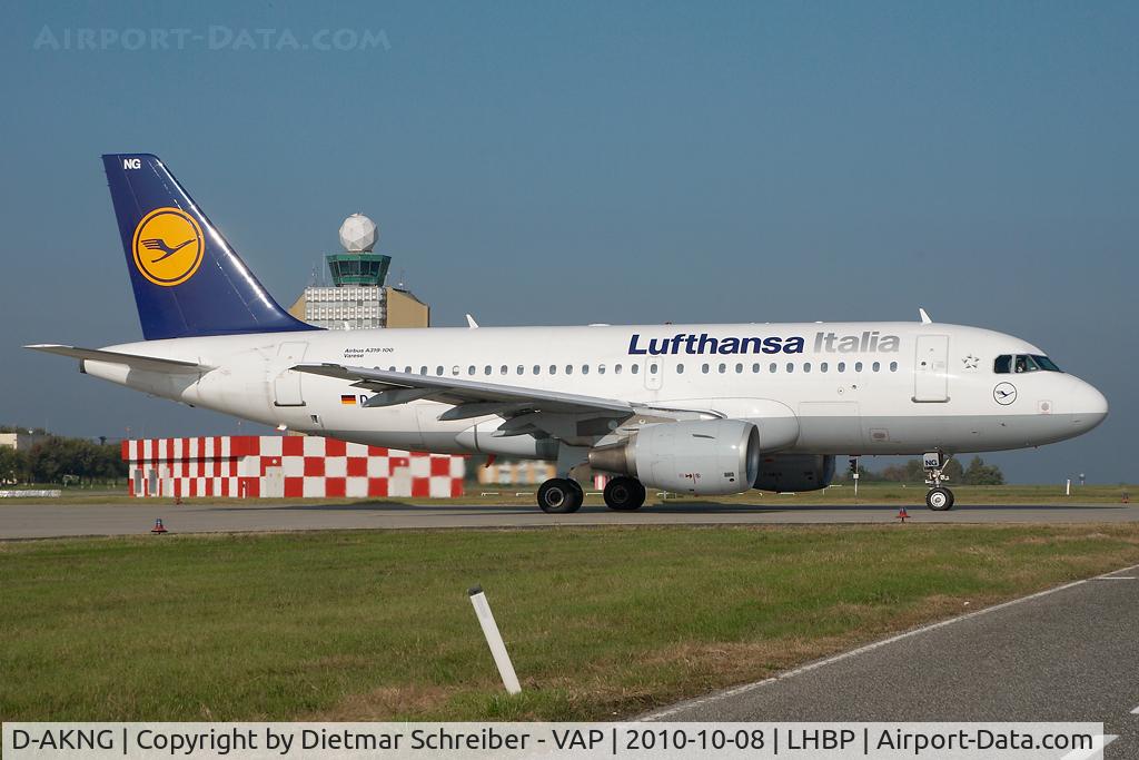 D-AKNG, 1997 Airbus A319-112 C/N 654, Lufthansa Italia Airbus 319