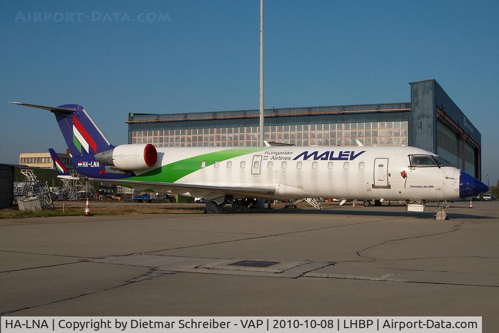 HA-LNA, 2002 Canadair CRJ-100ER (CL-600-2B19) C/N 7676, Malev Regionaljet