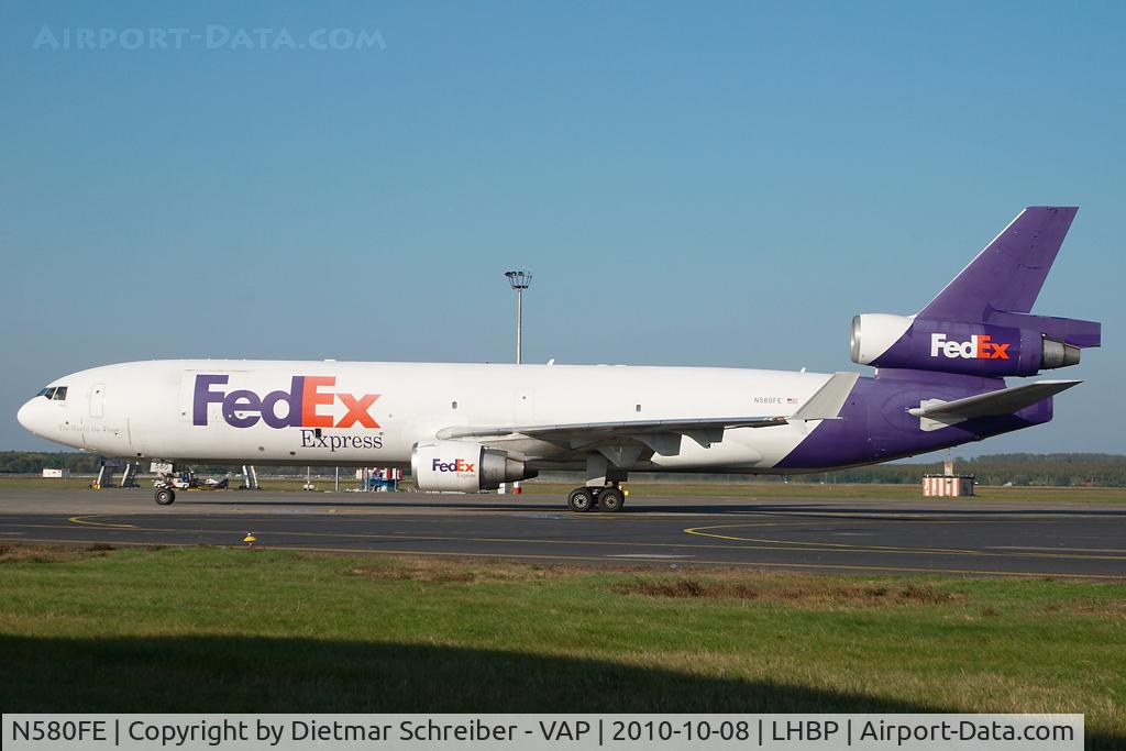 N580FE, 1993 McDonnell Douglas MD-11F C/N 48471, Fedex MD11