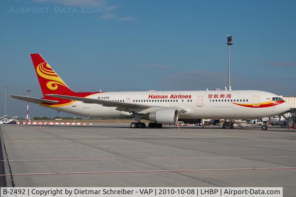 B-2492, Boeing 767-3P4/ER C/N 33049, Hainan Airlines Boeing 767-300
