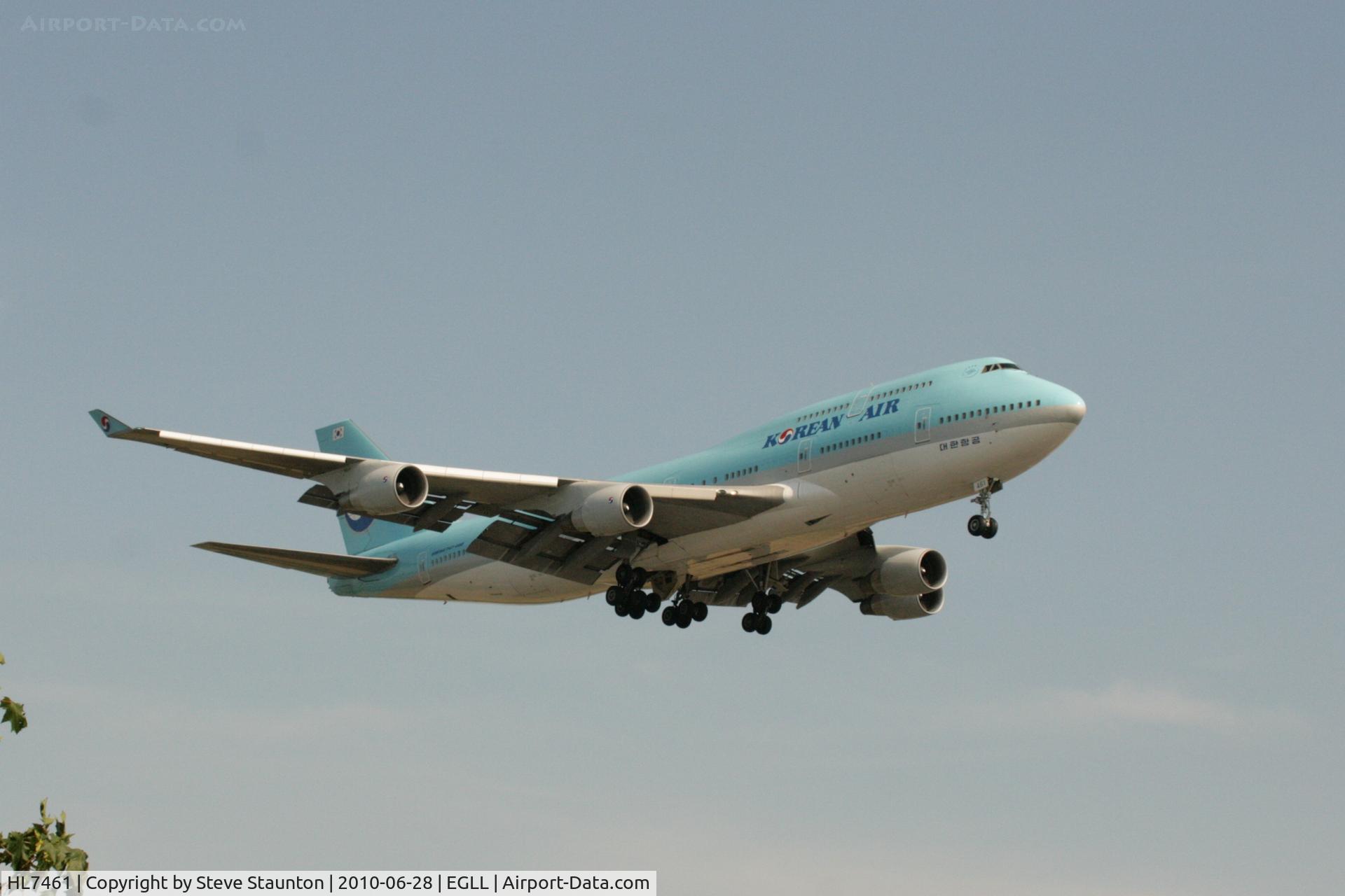 HL7461, 1997 Boeing 747-4B5 C/N 26405, Taken at Heathrow Airport, June 2010