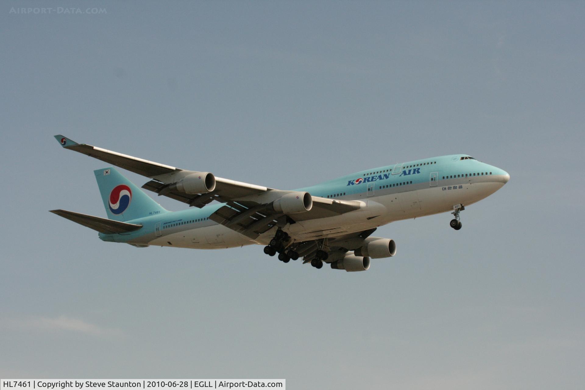 HL7461, 1997 Boeing 747-4B5 C/N 26405, Taken at Heathrow Airport, June 2010