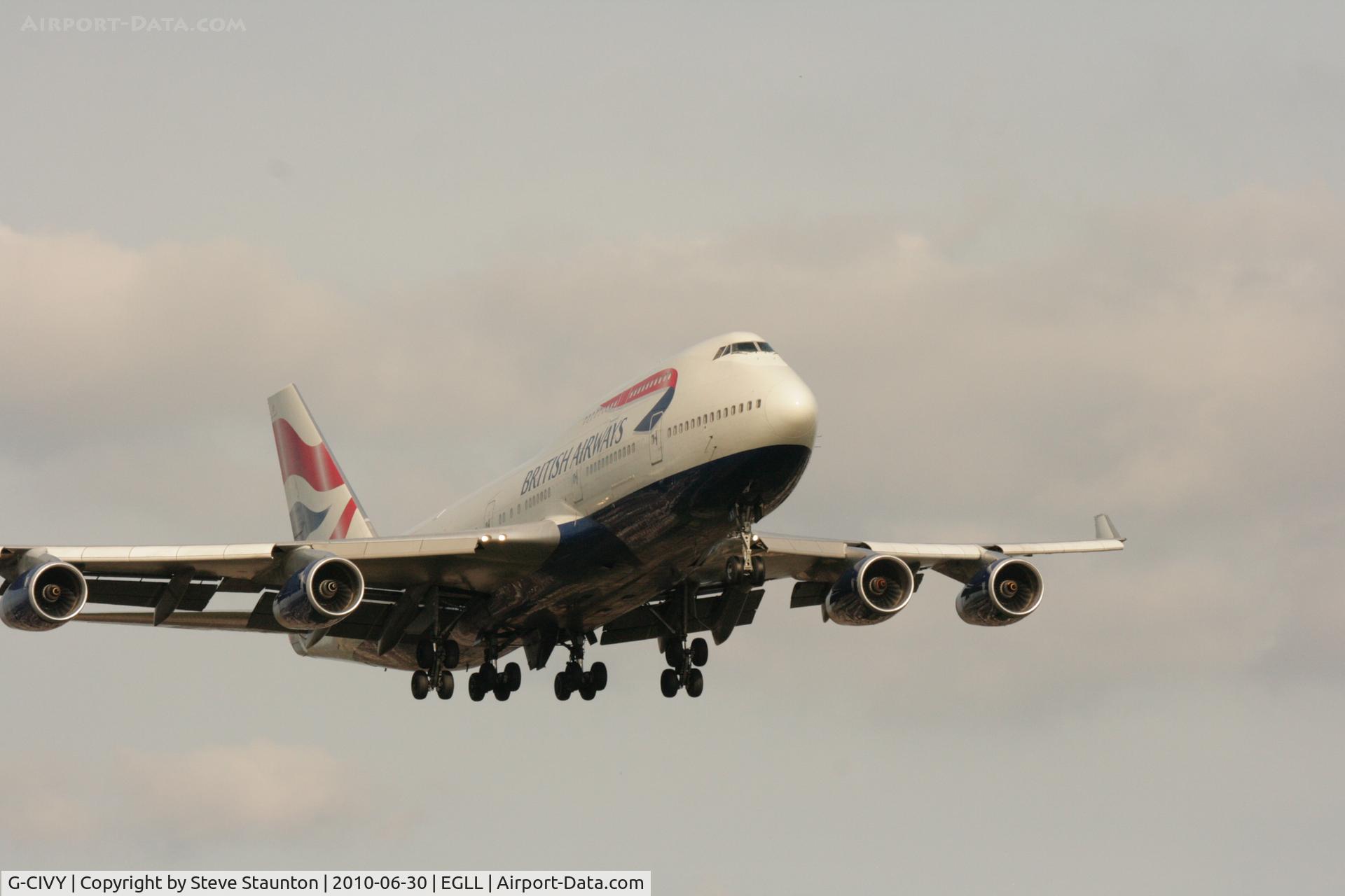 G-CIVY, 1998 Boeing 747-436 C/N 28853, Taken at Heathrow Airport, June 2010