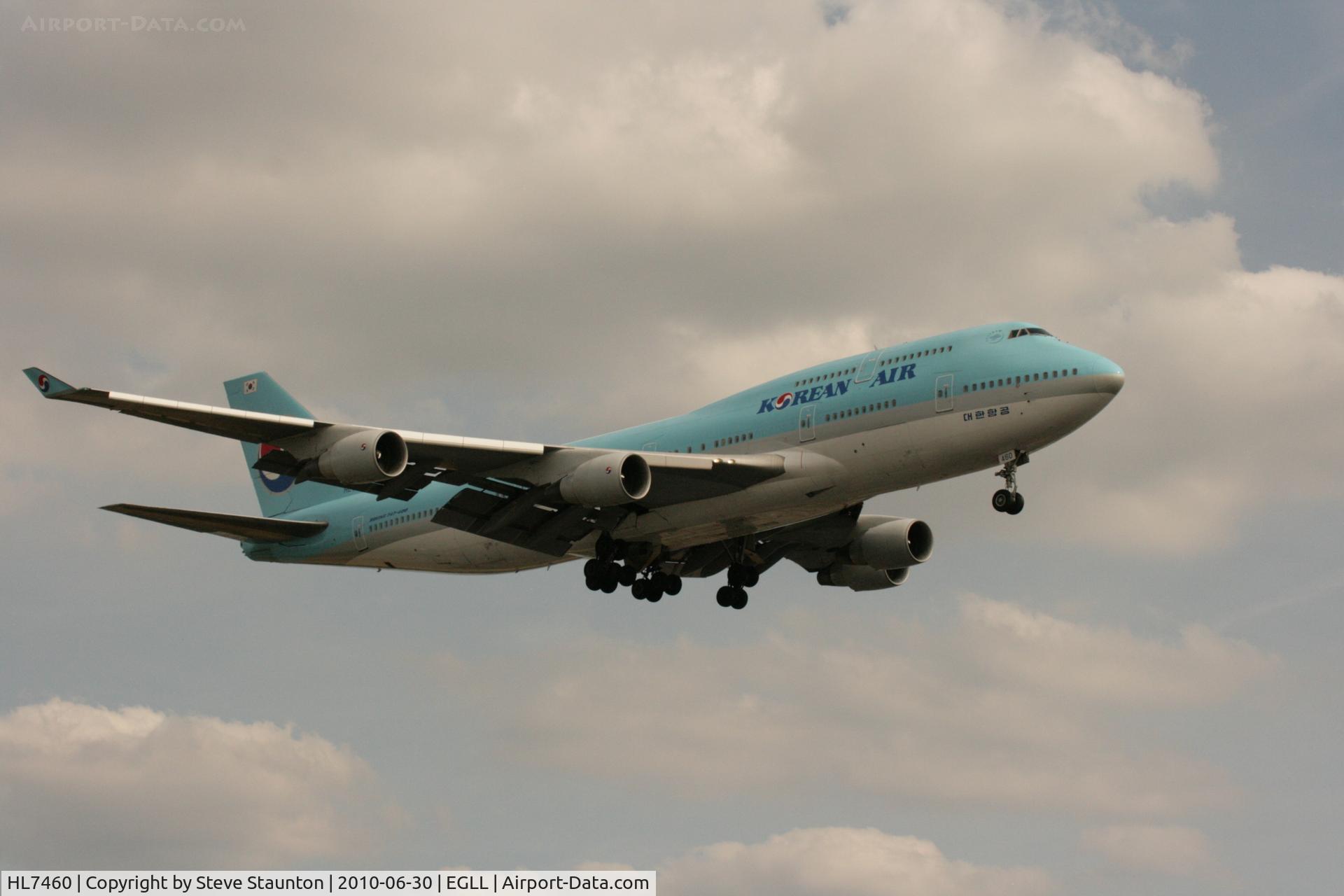 HL7460, 1997 Boeing 747-4B5 C/N 26404, Taken at Heathrow Airport, June 2010