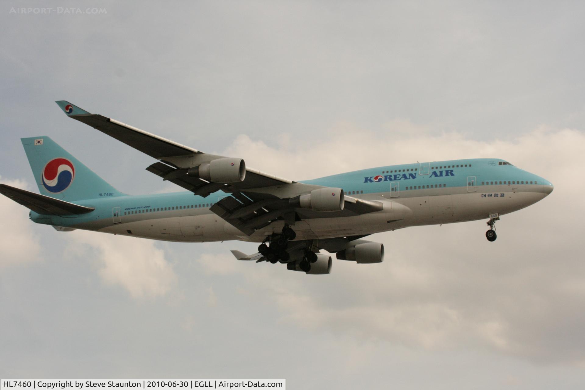 HL7460, 1997 Boeing 747-4B5 C/N 26404, Taken at Heathrow Airport, June 2010