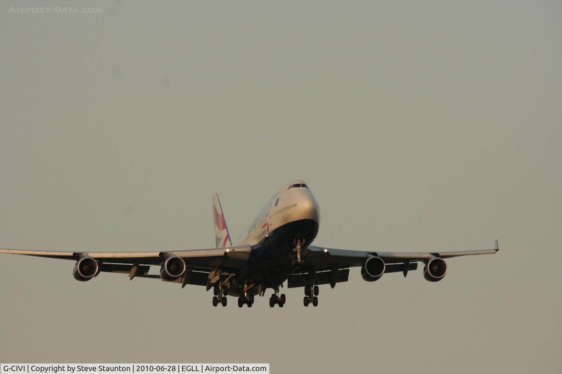 G-CIVI, 1996 Boeing 747-436 C/N 25814, Taken at Heathrow Airport, June 2010