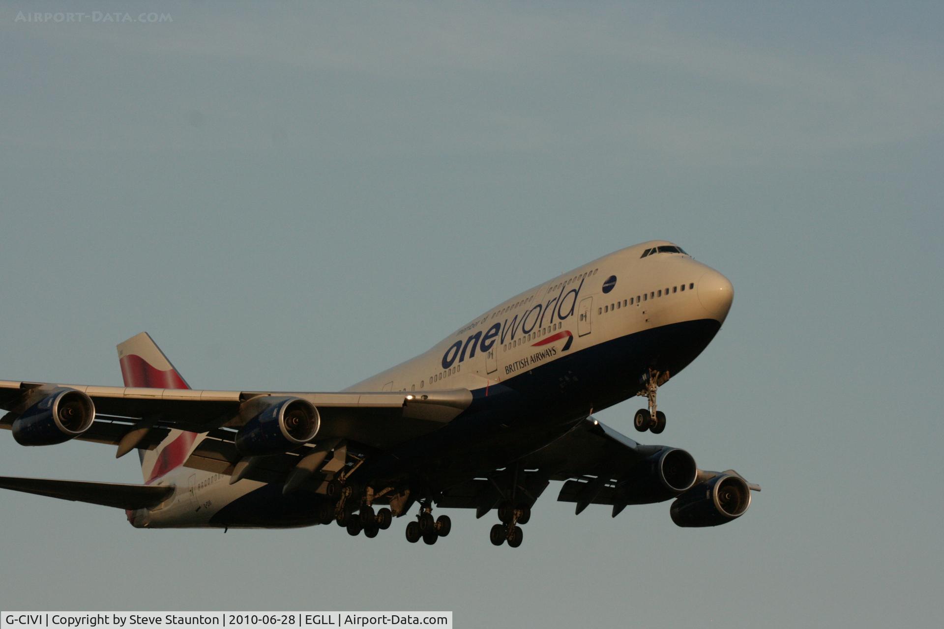 G-CIVI, 1996 Boeing 747-436 C/N 25814, Taken at Heathrow Airport, June 2010