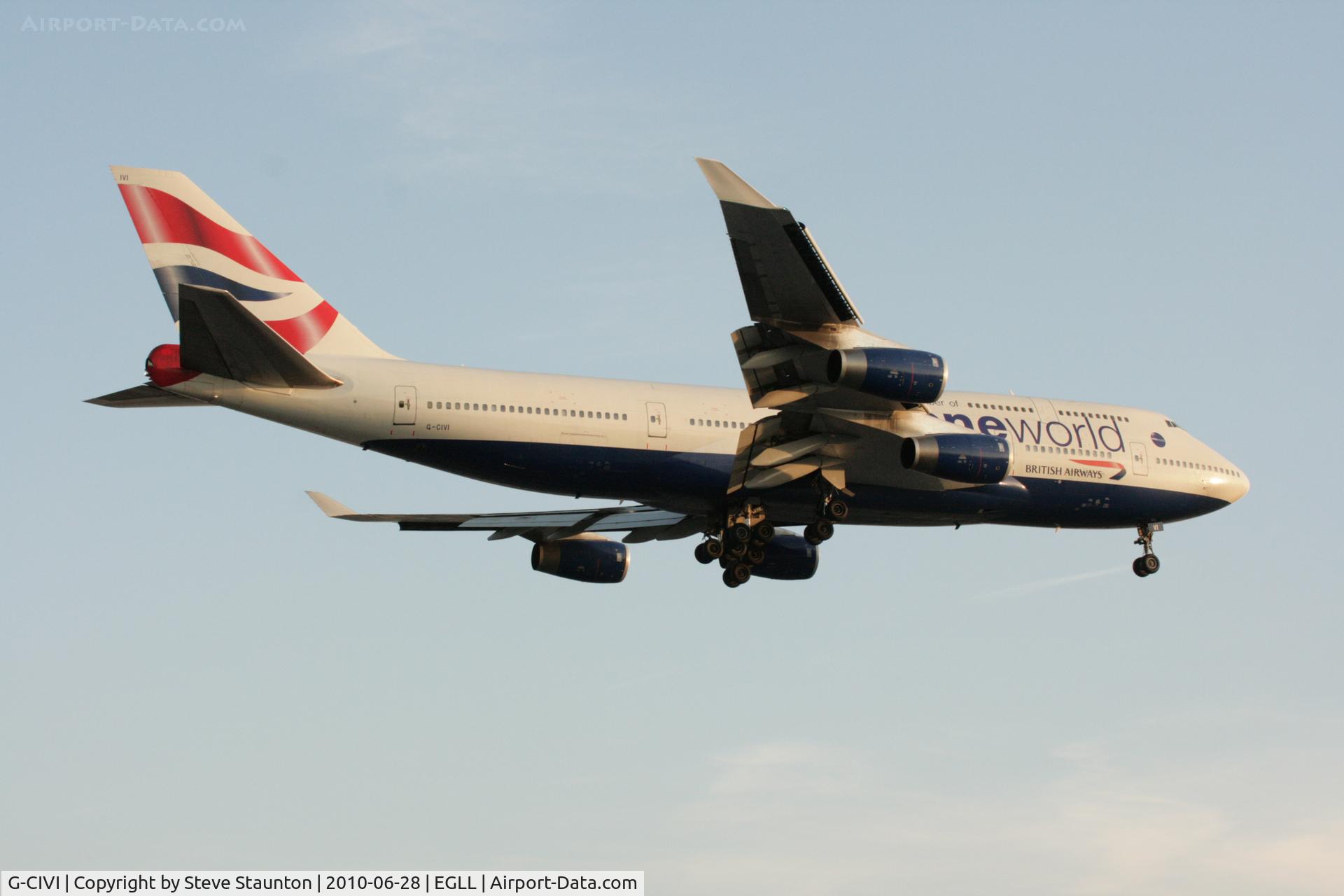 G-CIVI, 1996 Boeing 747-436 C/N 25814, Taken at Heathrow Airport, June 2010
