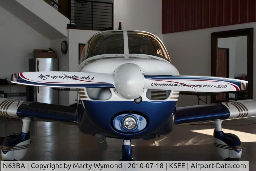 N63BA, 1963 Piper PA-28-180 Cherokee C/N 28-1494, 50th Anniversary Piper Cherokee 1960 - 2010
                 SPIRIT IN THE SKY