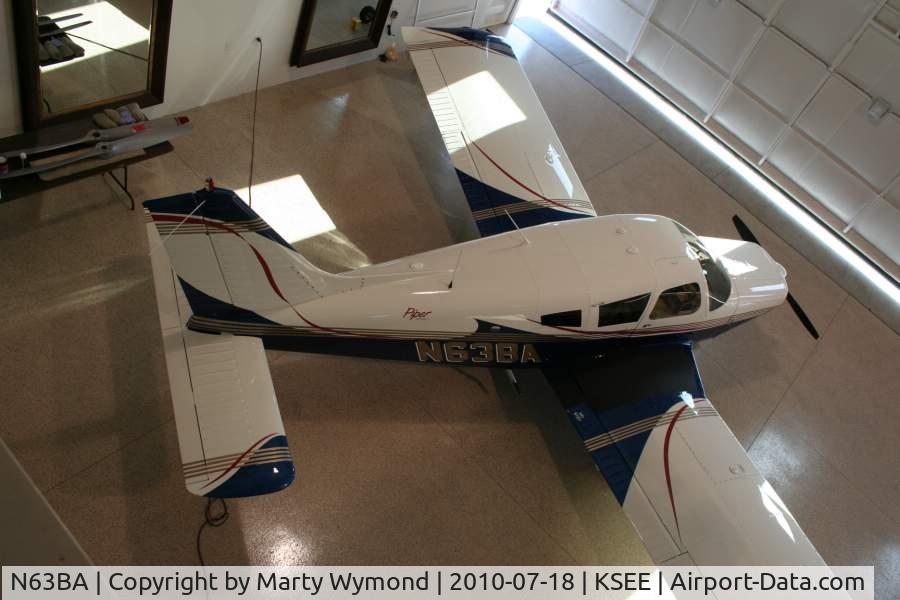 N63BA, 1963 Piper PA-28-180 Cherokee C/N 28-1494, N63BA @ KSEE