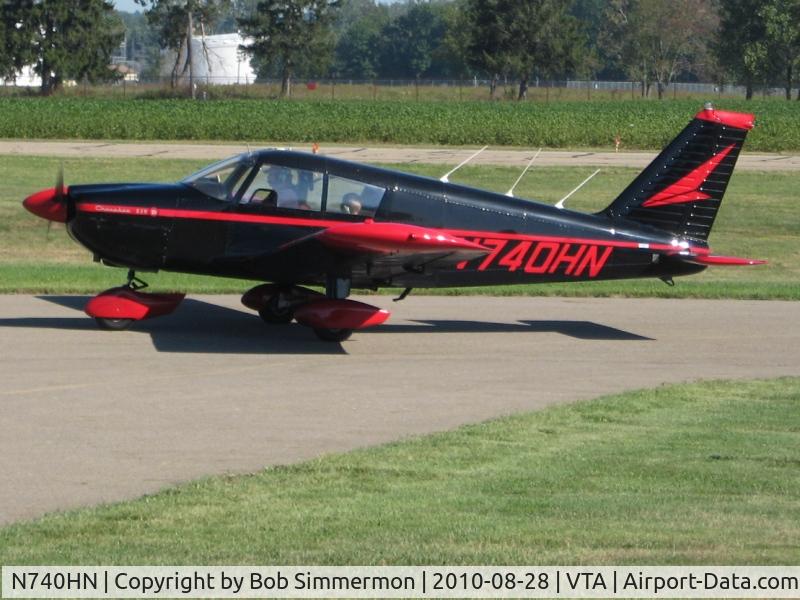 N740HN, 1967 Piper PA-28-235 Cherokee C/N 28-10887, Newark, Ohio breakfast fly-in.