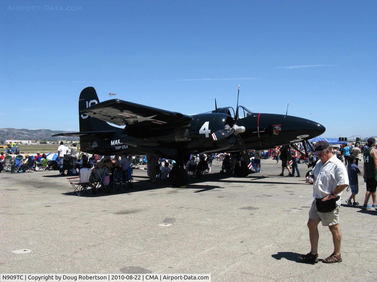 N909TC, 1945 Grumman F7F-3P Tigercat C/N 80425, 1945 Grumman F7F-3P TIGERCAT, two P&W R2800-34 Double Wasps 2,100 Hp each