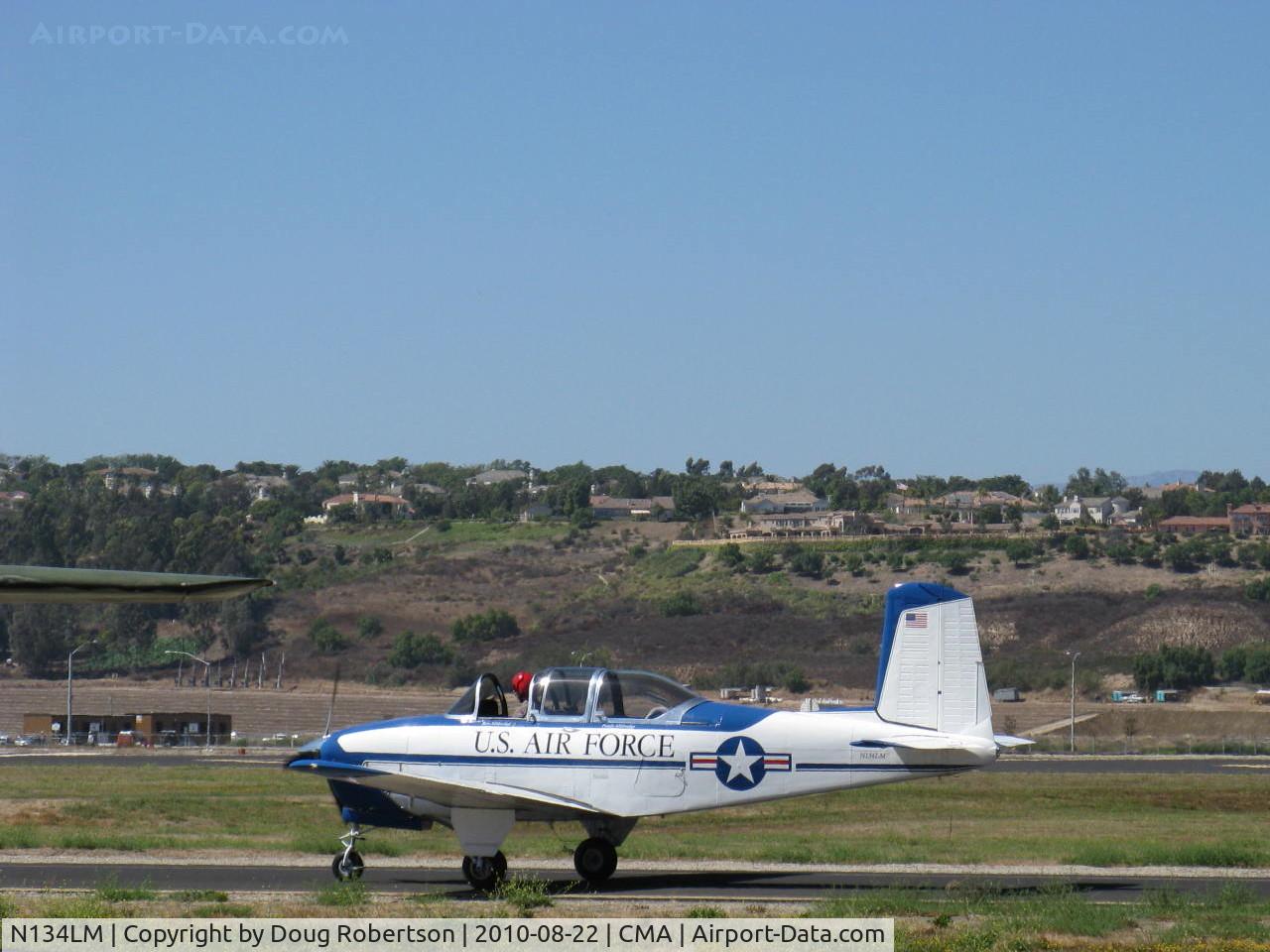 N134LM, 1955 Beech T-34A Mentor C/N G-292, 1955 Beech T-34A MENTOR, Continental IO-520-B 285 Hp upgrade, taxi