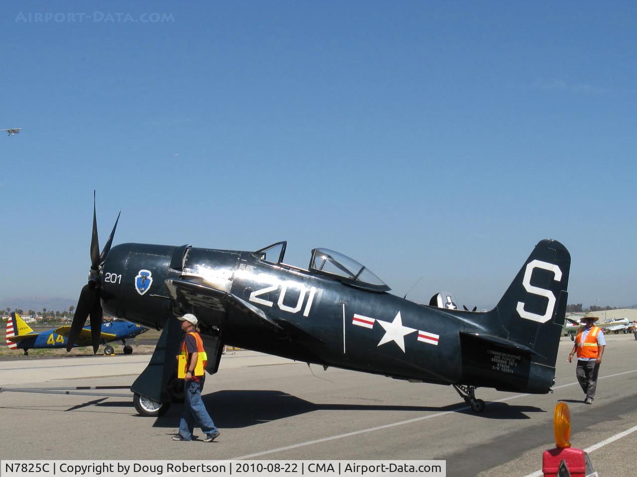 N7825C, 1948 Grumman F8F-2 (G58) Bearcat C/N D.1227, 1948 Grumman F8F-2 BEARCAT, P&W R2800-34W 2,100 Hp