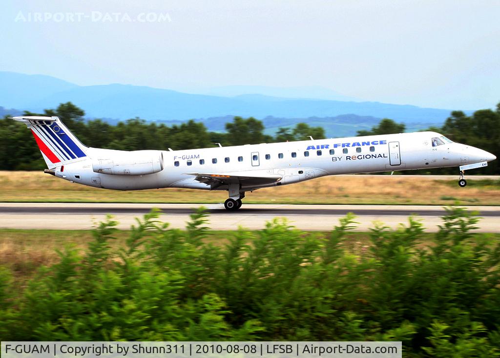 F-GUAM, 2000 Embraer ERJ-145LR (EMB-145LR) C/N 145266, Landing rwy 16