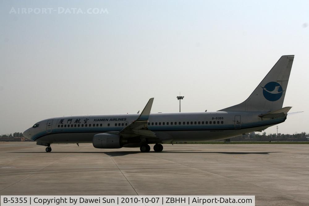 B-5355, 2008 Boeing 737-8FH C/N 35104, 737
