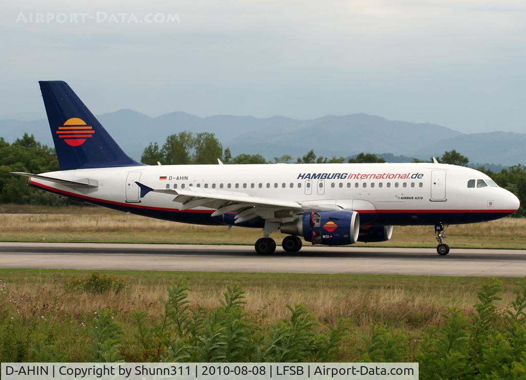 D-AHIN, 2009 Airbus A319-112 C/N 3853, Landing rwy 16