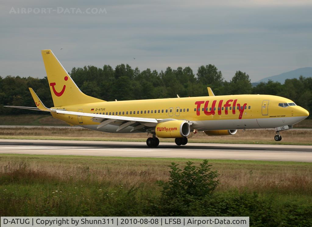 D-ATUG, 2006 Boeing 737-8K5 C/N 34688, Landing rwy 16