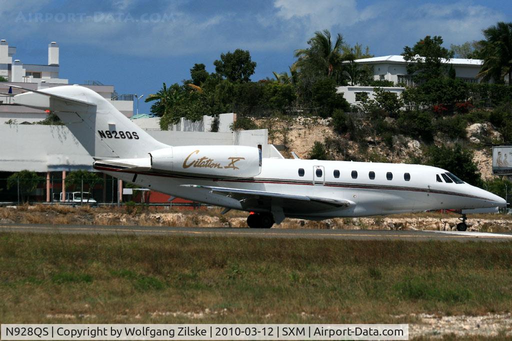 N928QS, 2008 Cessna 750 Citation X Citation X C/N 750-0288, visitor