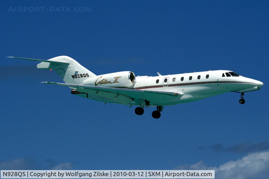 N928QS, 2008 Cessna 750 Citation X Citation X C/N 750-0288, visitor