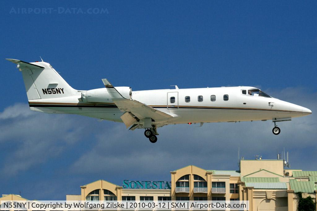 N55NY, 1981 Gates Learjet 55 C/N 020, visitor