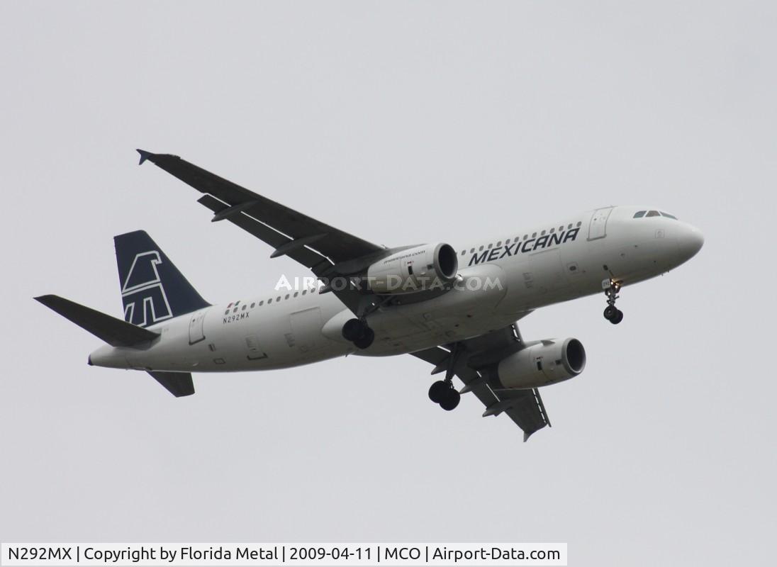 N292MX, 1992 Airbus A320-231 C/N 292, Mexicana A320