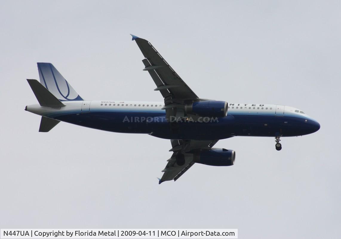 N447UA, 1998 Airbus A320-232 C/N 836, United A320