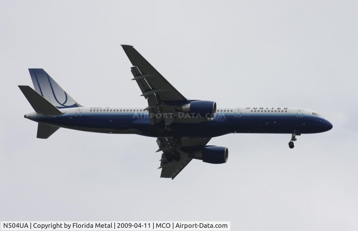 N504UA, 1989 Boeing 757-222 C/N 24625, United 757-200
