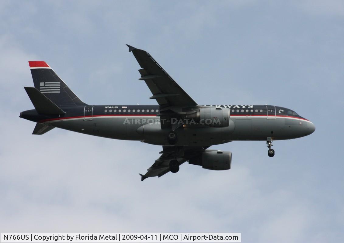 N766US, 2000 Airbus A319-112 C/N 1378, US Airways A319