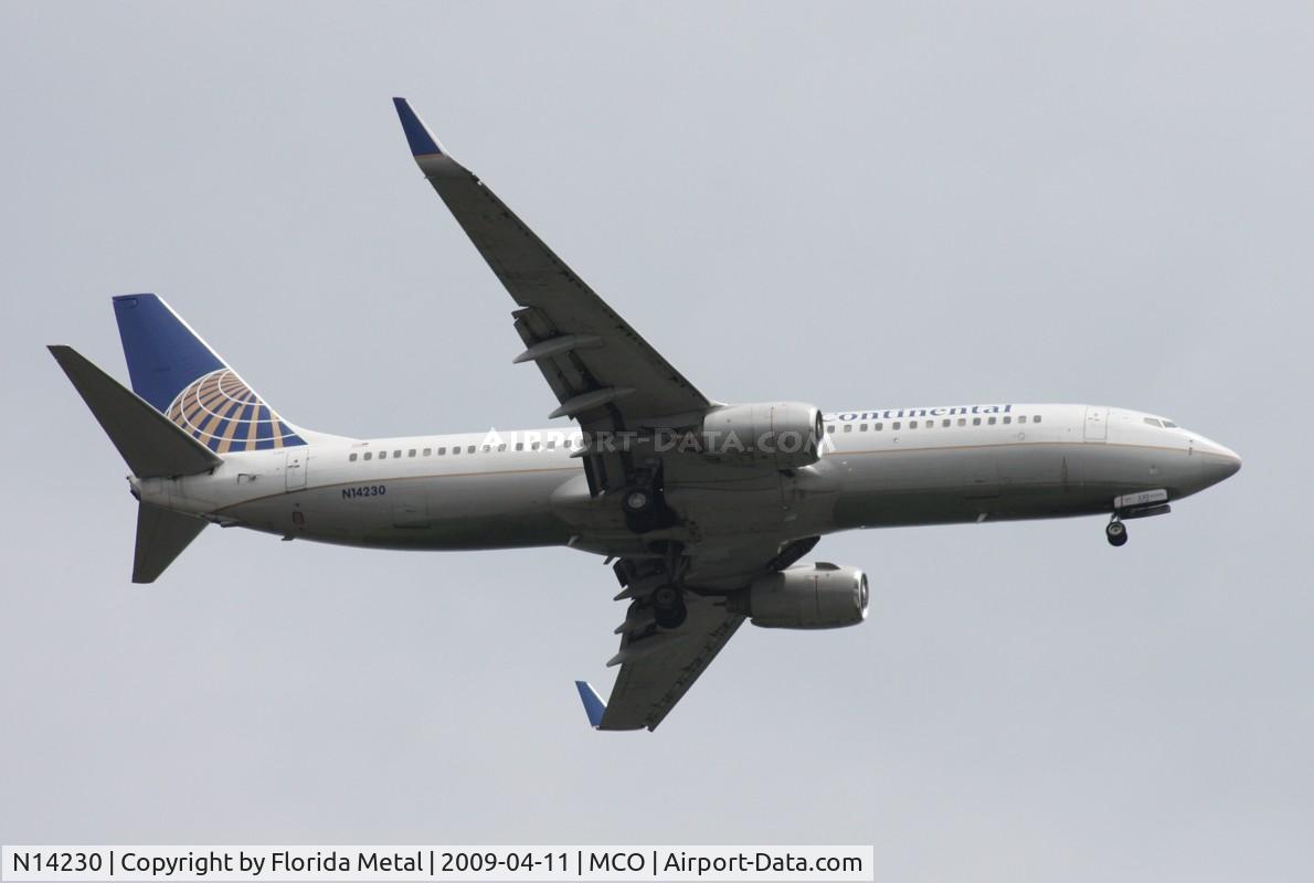N14230, 1999 Boeing 737-824 C/N 28794, Continental 737-800