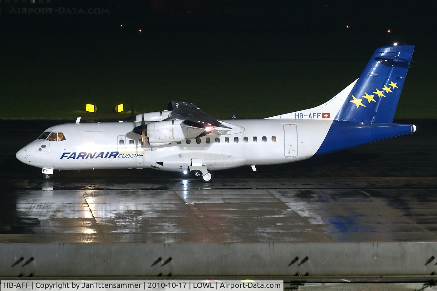 HB-AFF, 1991 ATR 42-320 C/N 264, HB-AFF @ Linz Airport