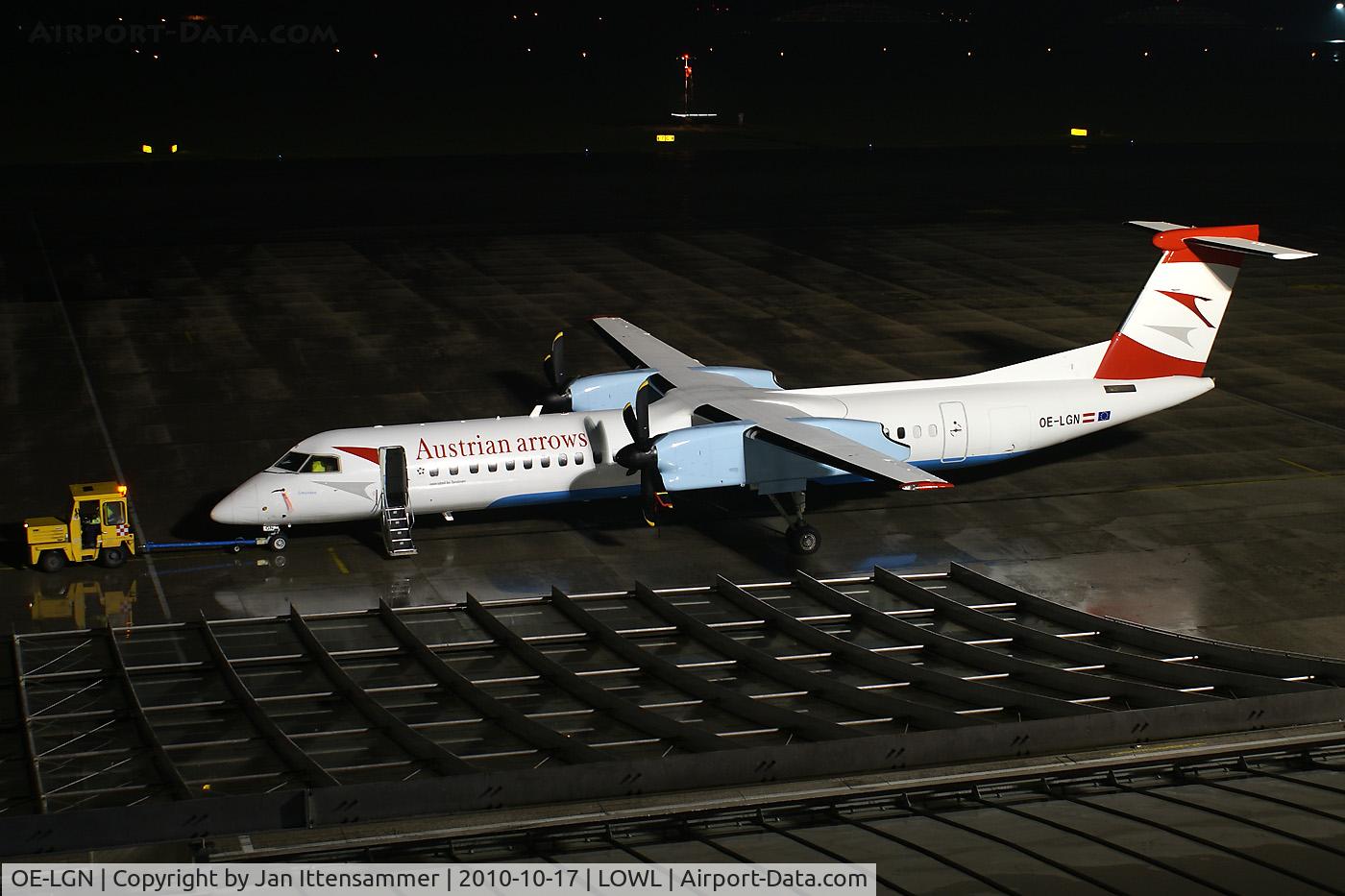OE-LGN, 2010 De Havilland Canada DHC-8-402Q Dash 8 C/N 4326, OE-LGN @ Linz Airport