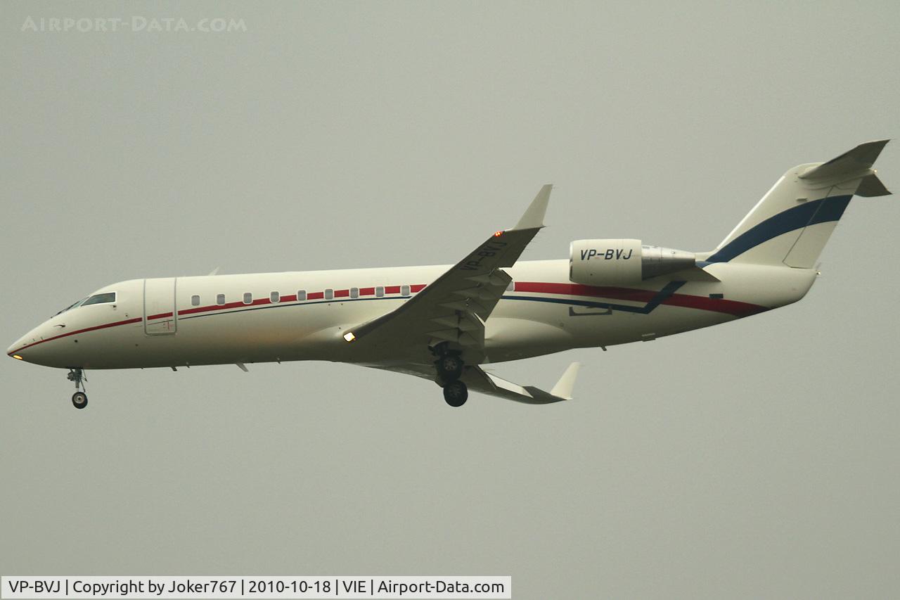 VP-BVJ, 2007 Bombardier Challenger 850 (CL-600-2B19) C/N 8071, Vacuna Jets