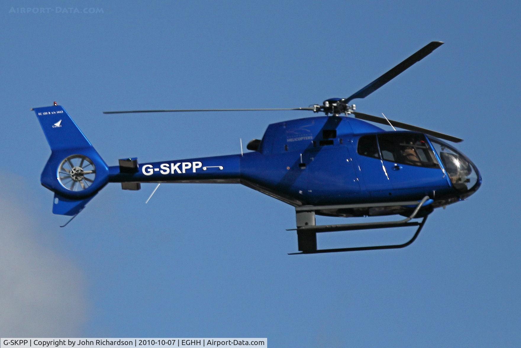 G-SKPP, 2006 Eurocopter EC-120B Colibri C/N 1463, Departing Herne Airport