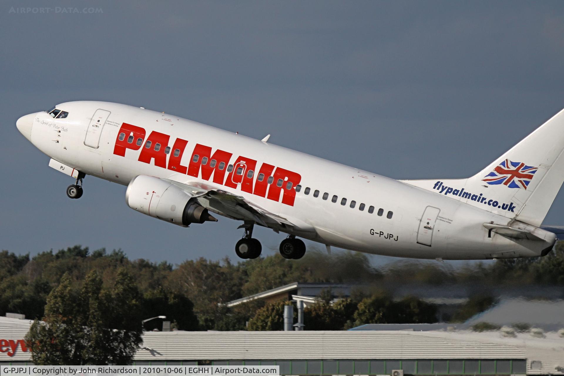 G-PJPJ, 1994 Boeing 737-5H6 C/N 27355, Departing Herne Airport