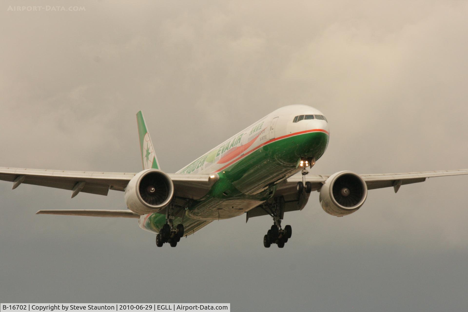 B-16702, 2005 Boeing 777-35E/ER C/N 32640, Taken at Heathrow Airport, June 2010