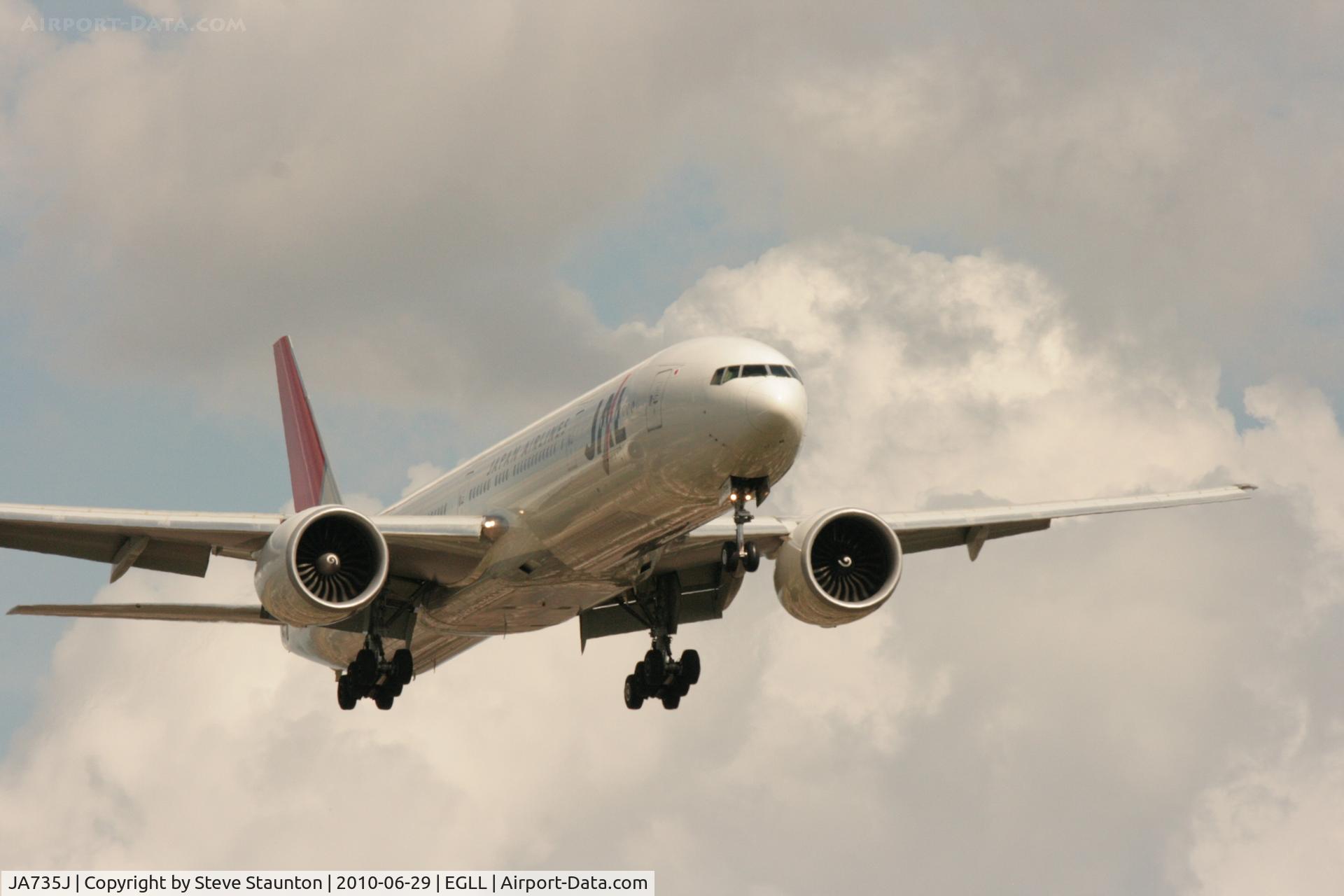 JA735J, 2006 Boeing 777-346/ER C/N 32434, Taken at Heathrow Airport, June 2010