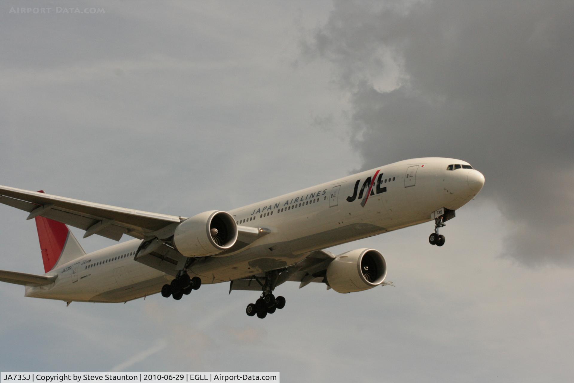 JA735J, 2006 Boeing 777-346/ER C/N 32434, Taken at Heathrow Airport, June 2010