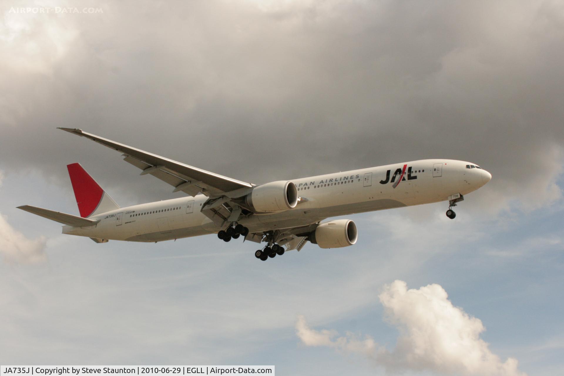 JA735J, 2006 Boeing 777-346/ER C/N 32434, Taken at Heathrow Airport, June 2010