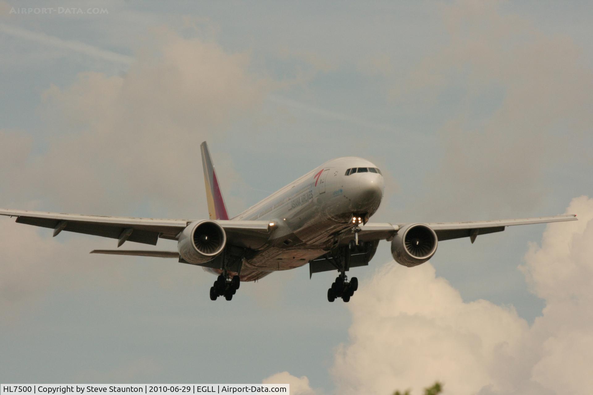HL7500, 2002 Boeing 777-28E/ER C/N 28685, Taken at Heathrow Airport, June 2010